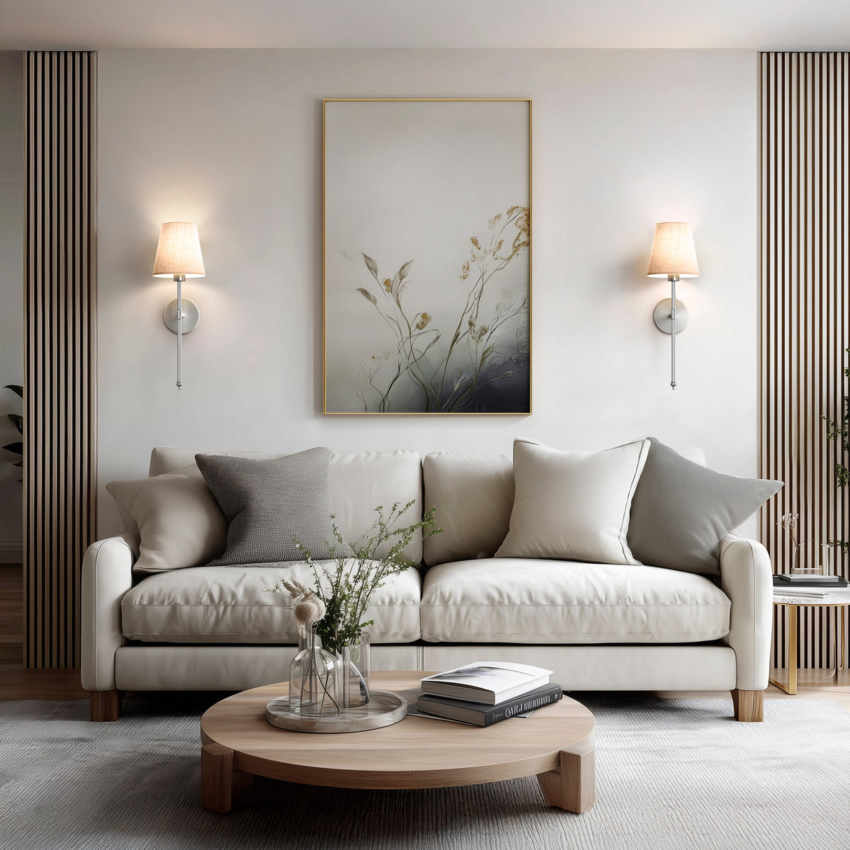 WIRELESS SAND WALL SCONCES (SET OF 2)