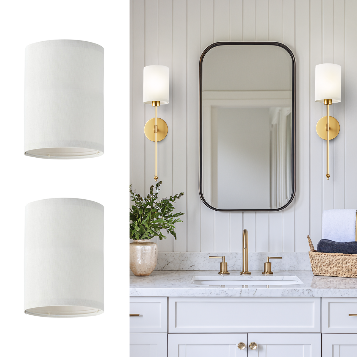 Cylindrical Shades (Set of 2)