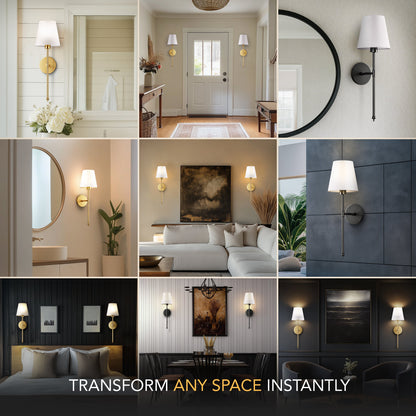 WIRELESS WALL SCONCES ( SET OF 2 )