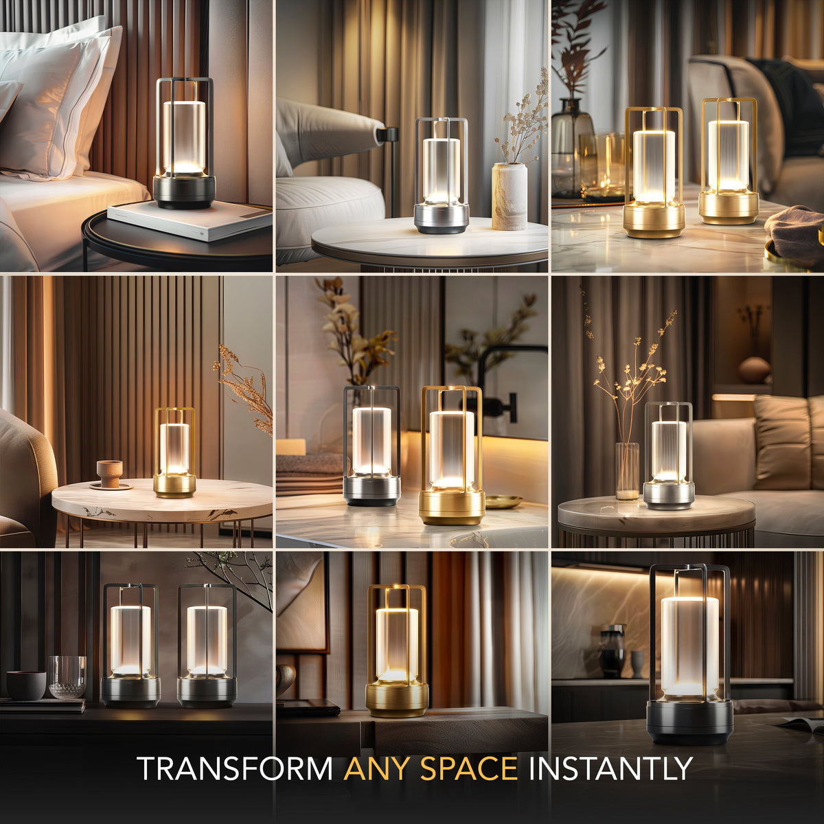 CRYSTAL TABLE LAMP