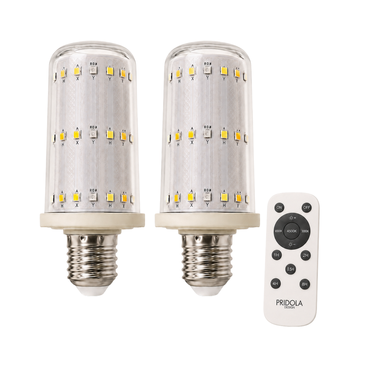 Pridola Design WIRELESS RECHARGEABLE LIGHT BULBS PRO (SET OF 2)